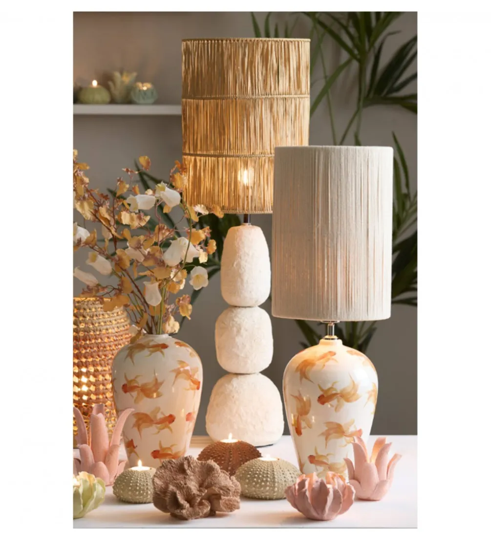 Abażur LANZANO 30 cm naturalna rafia