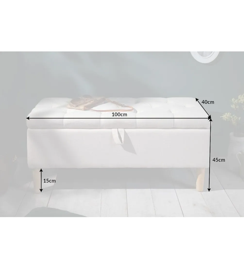 Ławka ARIETT 100 Cm beżowa
