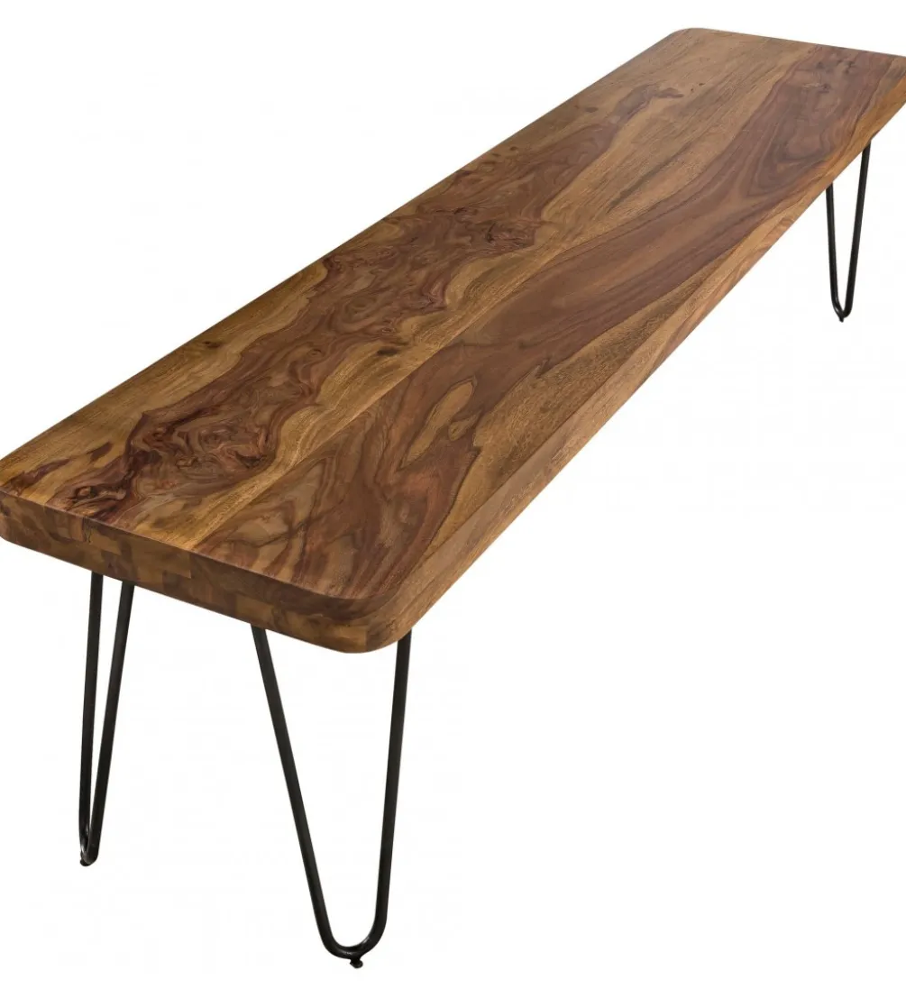Ławka BAGLI 120 cm drewno sheesham