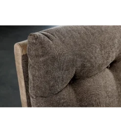 Ławka BIG GEORGE 160 cm welwet taupe brązowy