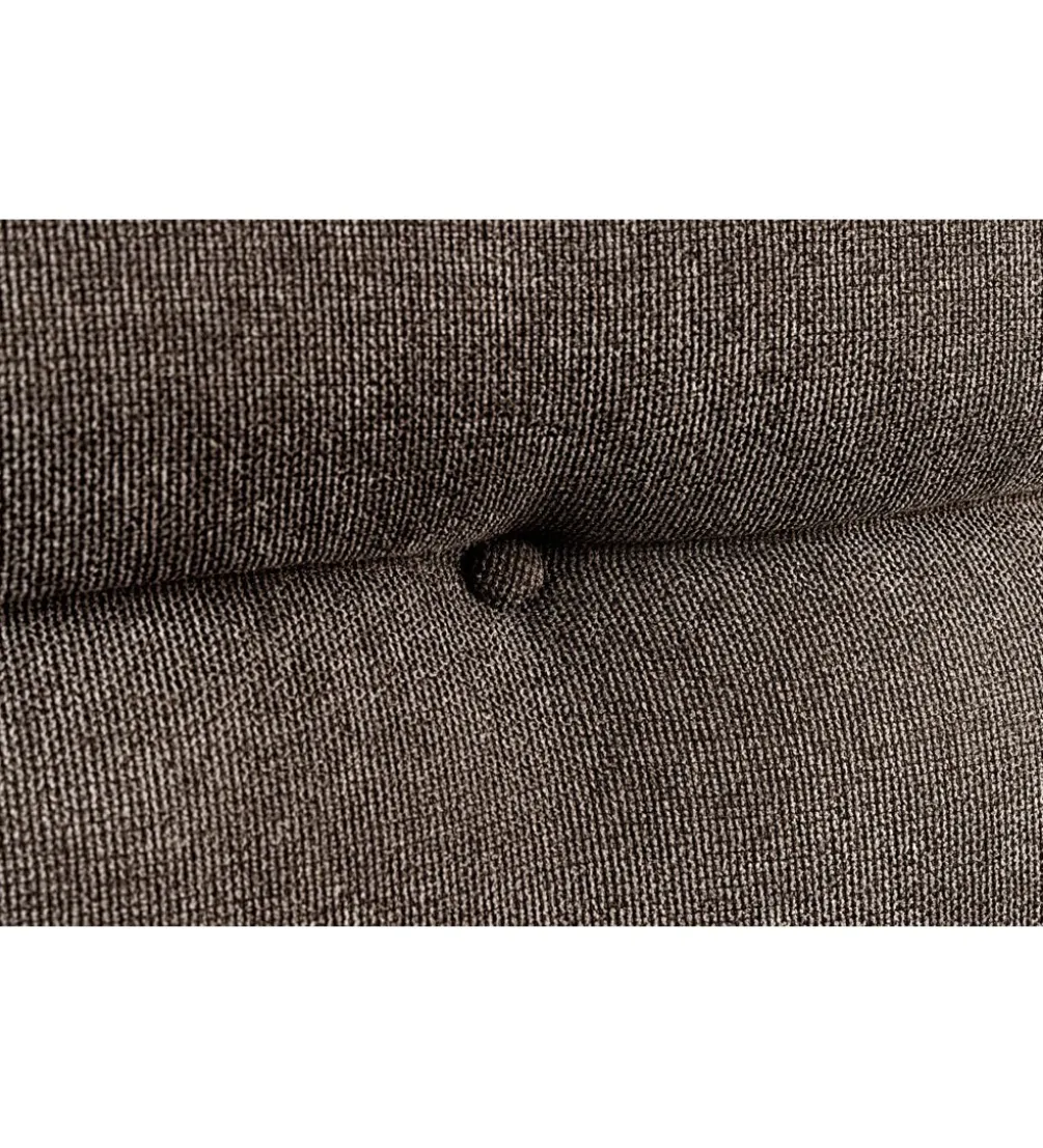 Ławka BIG GEORGE 160 cm welwet taupe brązowy