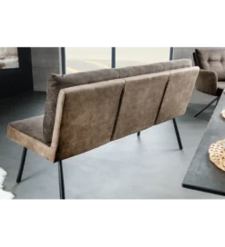 Ławka BIG GEORGE 160 cm welwet taupe brązowy