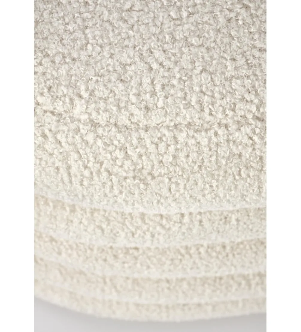 Ławka BLISS 105 cm bouclé kremowe z pojemnikiem