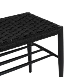 Ławka BONKEMO 100 cm czarna