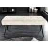 Ławka BOUTIQUE 100 cm beżowy sztruks