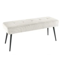 Ławka BOUTIQUE 100 cm beżowy sztruks