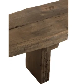 Ławka DEBER 190 cm drewno brązowe