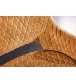 Ławka ETIENNE Paris 162 cm ciemna musztarda
