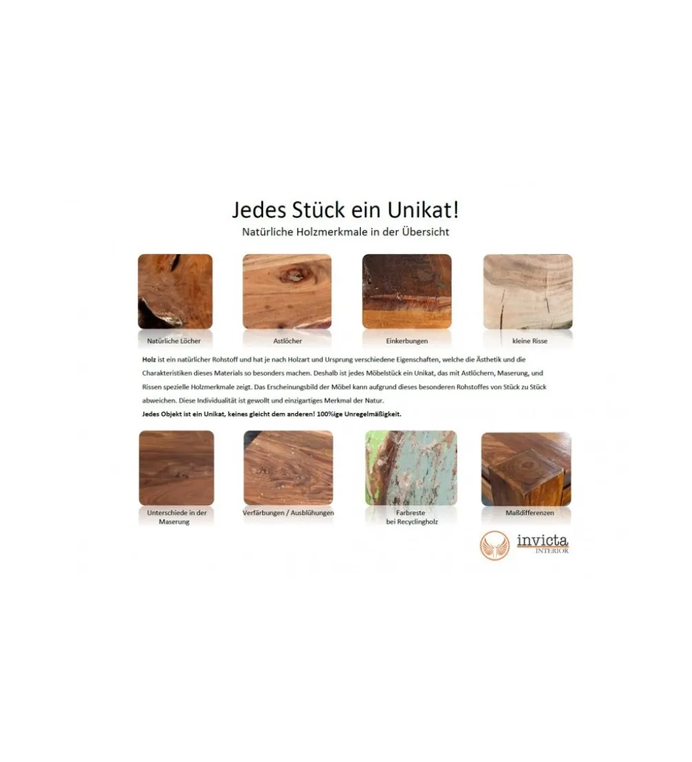 Ławka FACTORY 180 cm dębowa