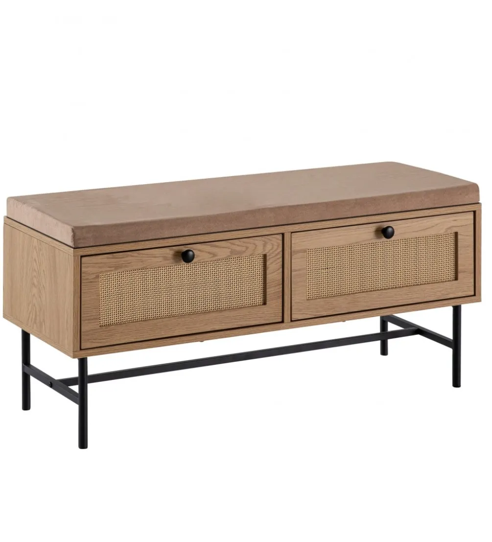 Ławka FONTA 100 cm w optyce dębu