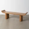 Ławka GALT 160 cm drewno mango naturalna