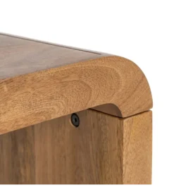 Ławka GALT 147 cm drewno mango naturalna
