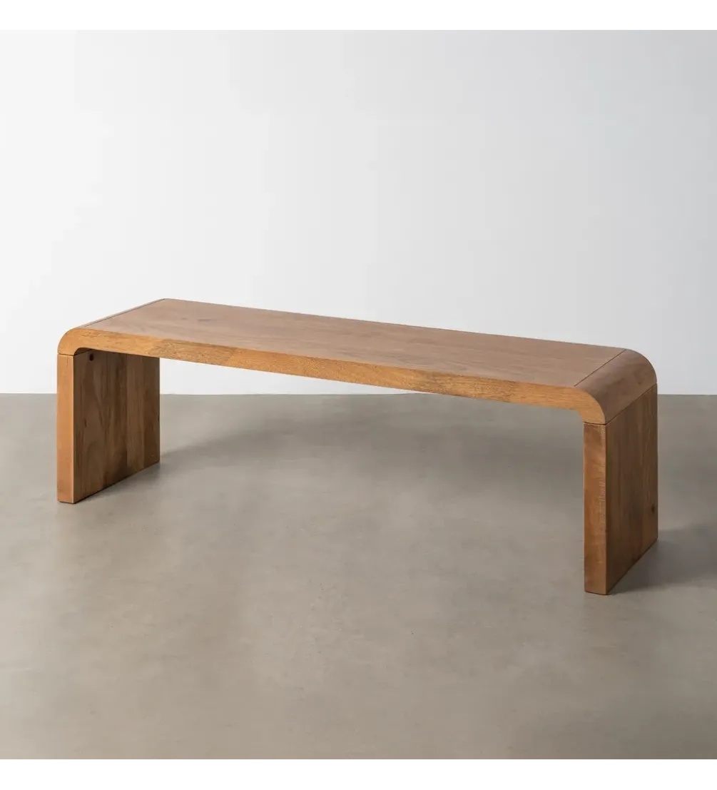 Ławka GALT 147 cm drewno mango naturalna