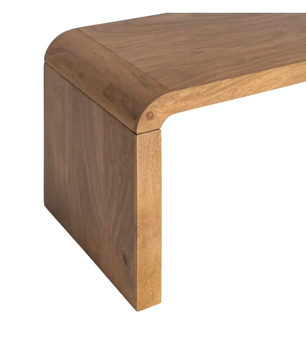 Ławka GALT 147 cm drewno mango naturalna