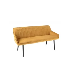 Ławka HAVIER Turin 160 cm musztardowo-żółta