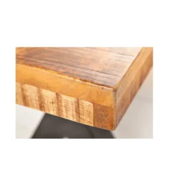 Ławka Iron Craft X 160 cm drewno Mango