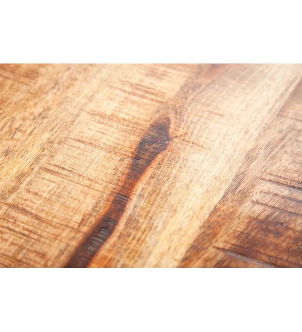 Ławka Iron Craft X 160 cm drewno Mango