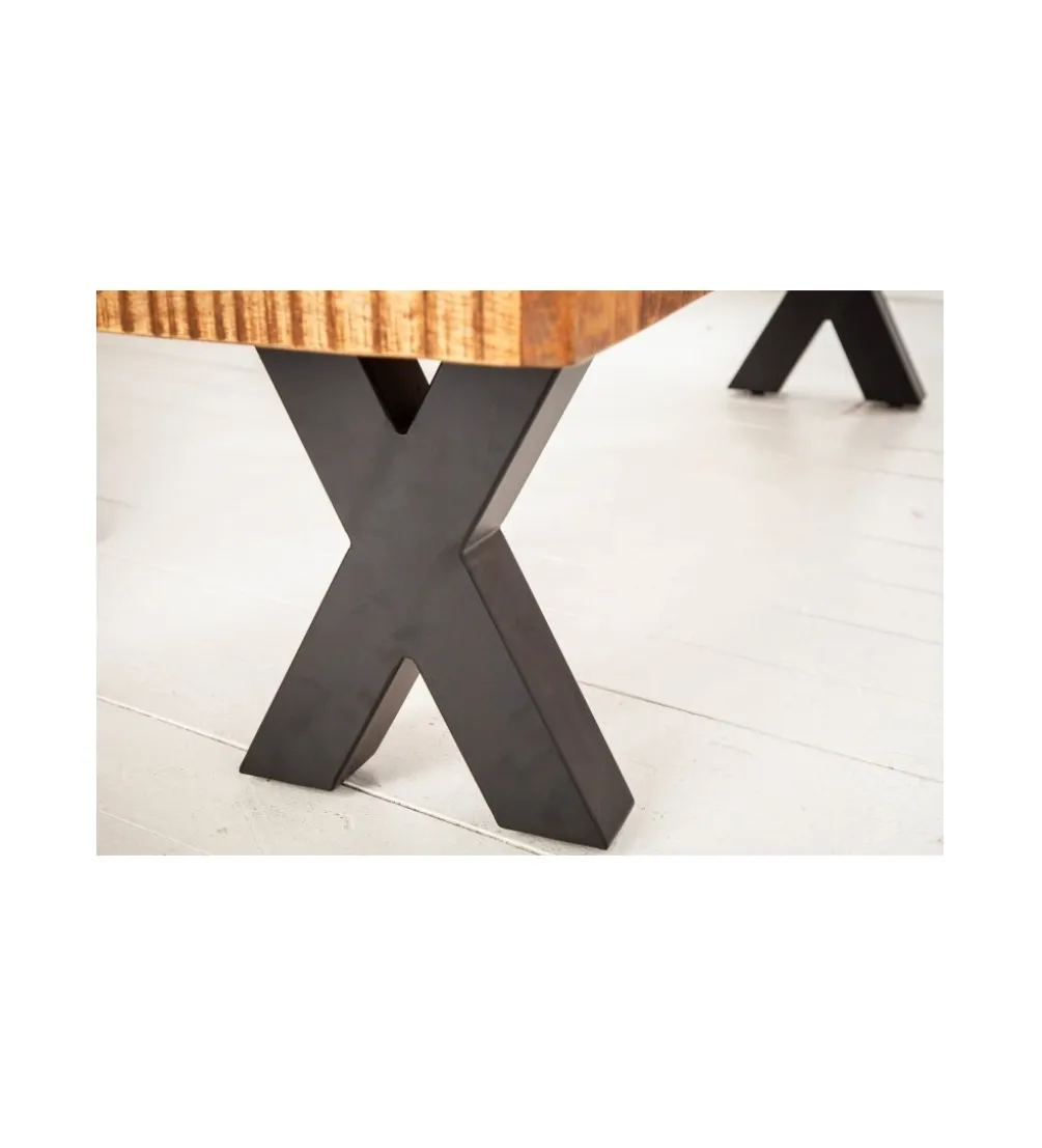 Ławka Iron Craft X 200 cm Mango