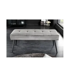 Ławka OLIWIA III 100 cm ciemnoszara