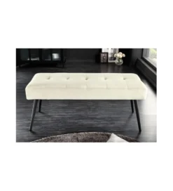 Ławka OLIWIA III 100 cm kremowa
