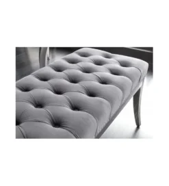Ławka OXANA Modern Barock 164 cm Szara