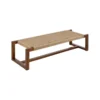 Ławka PASMERI 138 cm drewno teak