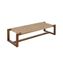 Ławka PASMERI 138 cm drewno teak