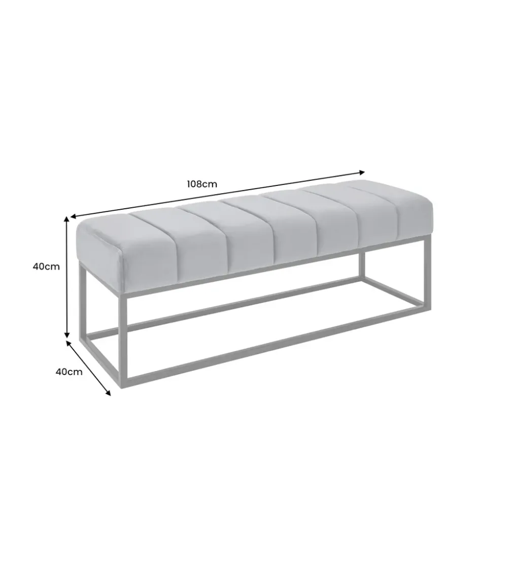 Ławka PETIT BEAUTÉ 110 cm musztardowa