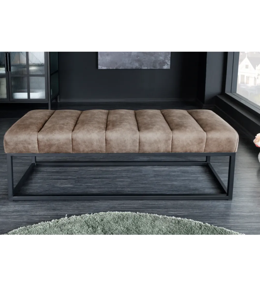 Ławka PETIT BEAUTÉ 110 cm szary taupe