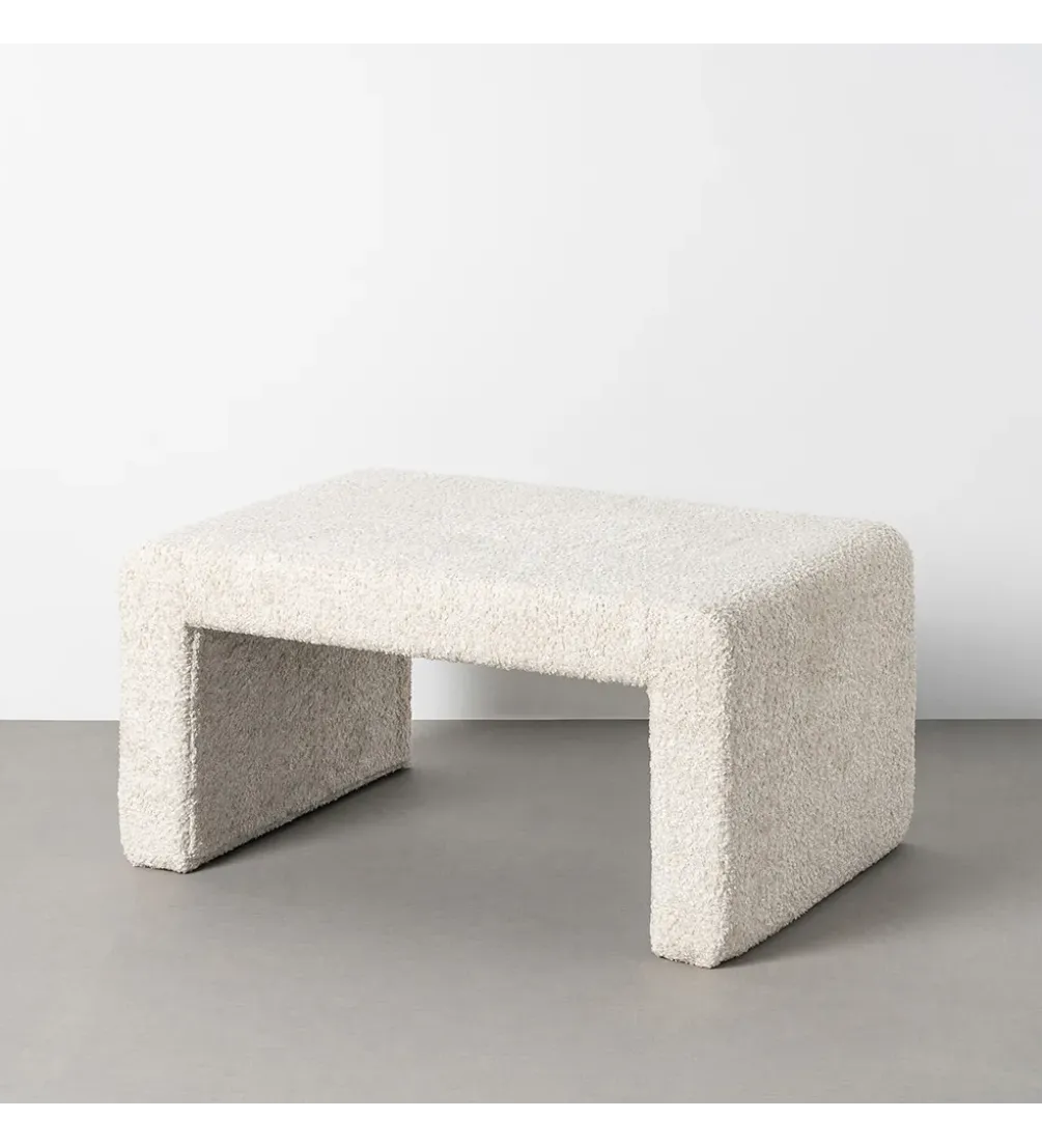Ławka WESTEMA 90 cm kremowa