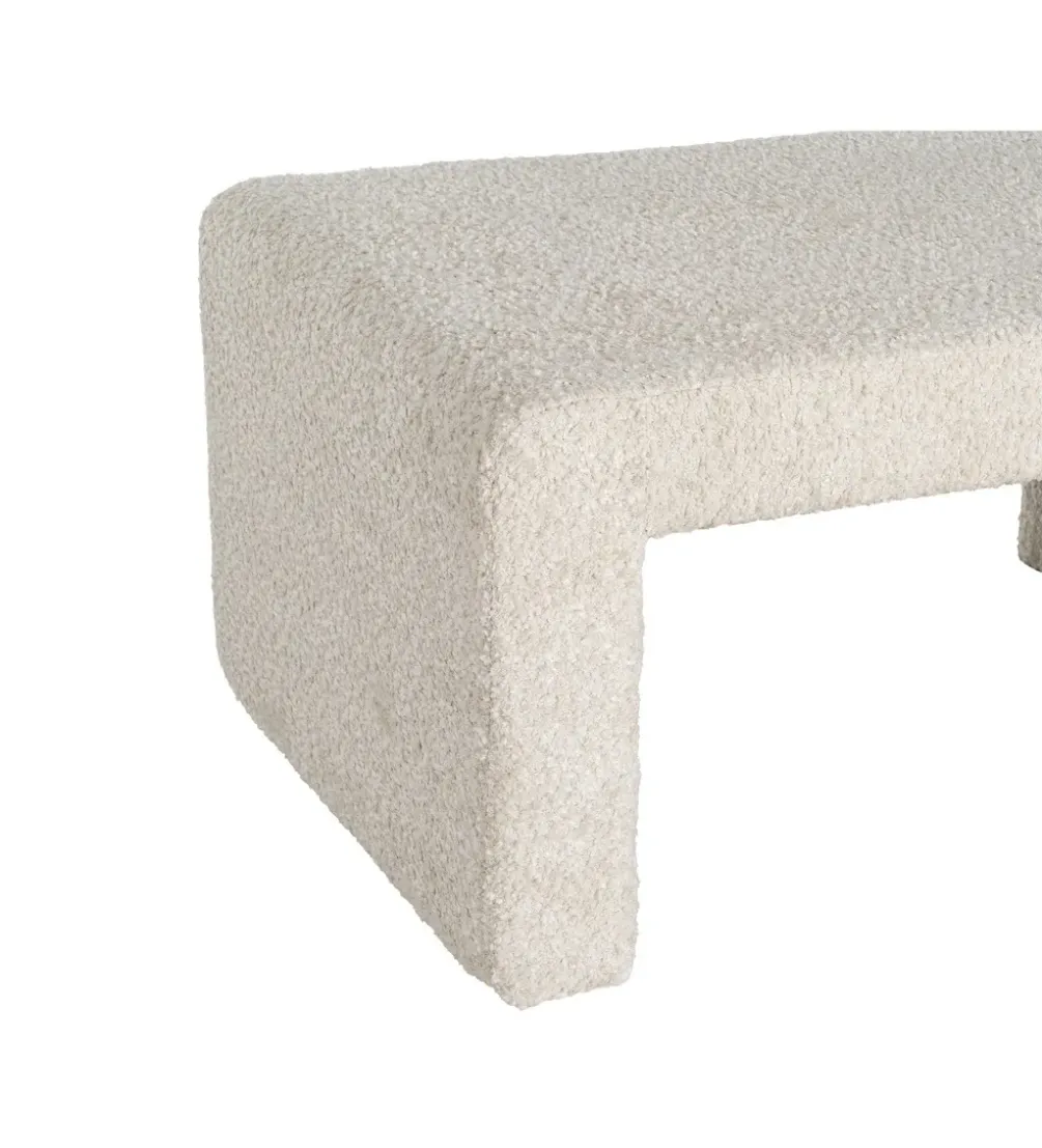 Ławka WESTEMA 90 cm kremowa
