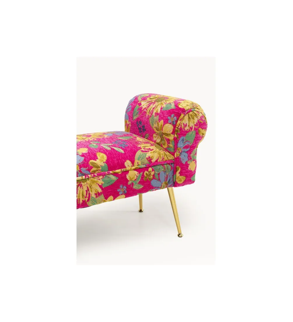 Ławka WING FLOWER FEVER 100 cm różowa