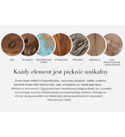 Barek BODEGA 160 cm naturalny