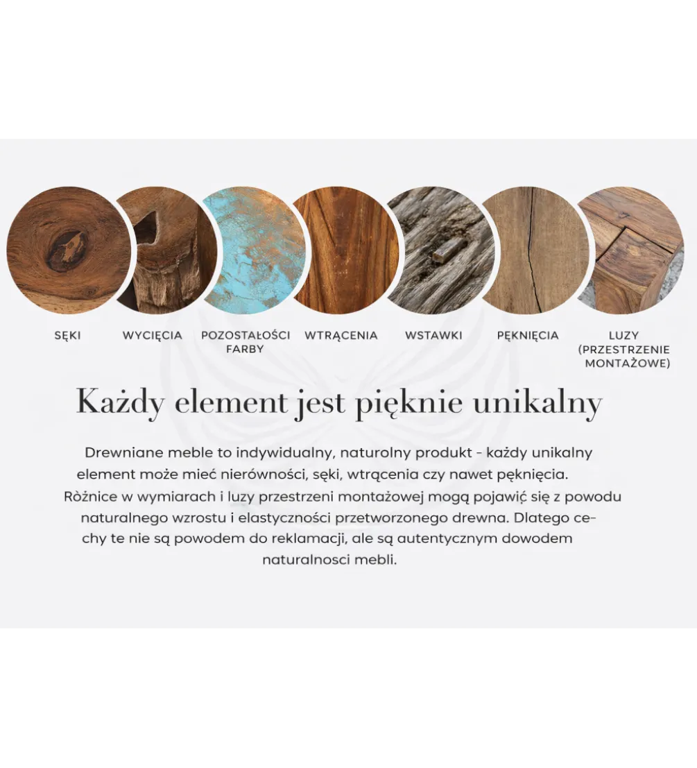 Barek BODEGA 120 cm naturalny