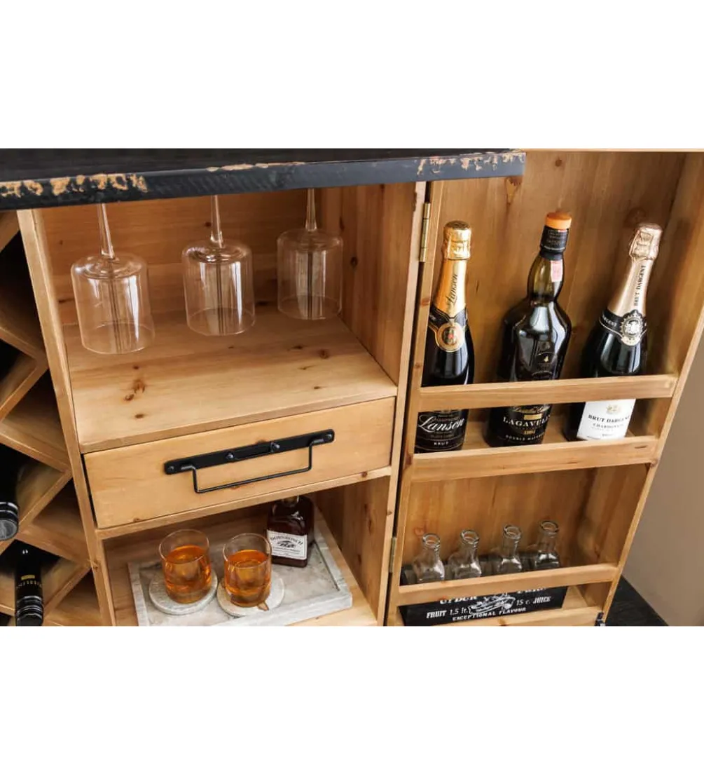 Barek BODEGA 120 cm naturalny