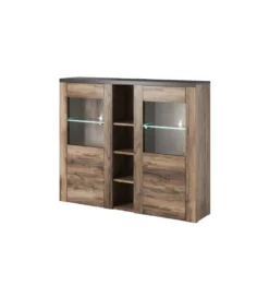 Barek LARONA 155 Cm O Wybarwieniu Satin Nussbaum z kolorem Touchwood