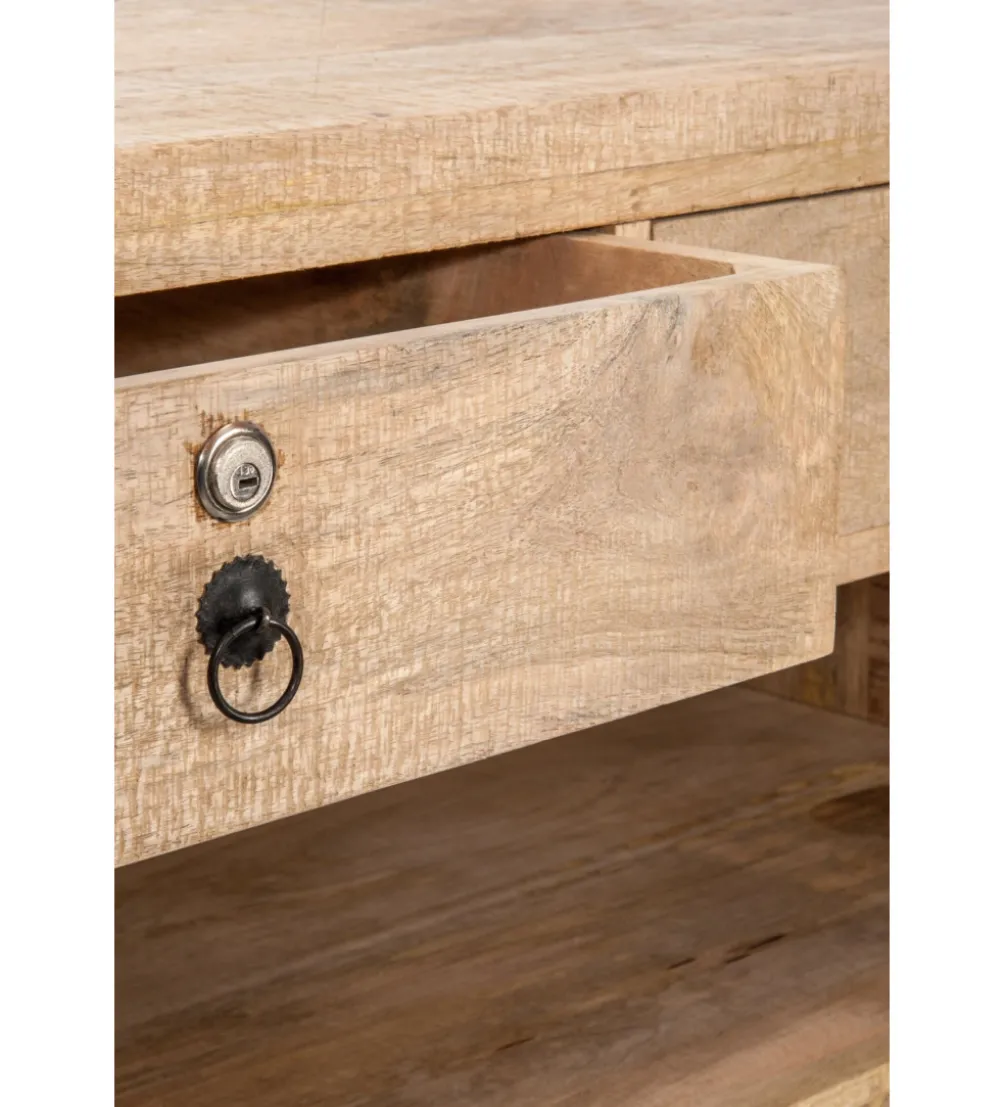 Barek RECTANGUA 180 cm naturalne