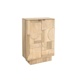 Barek TORINGU 95 cm bielone drewno mango