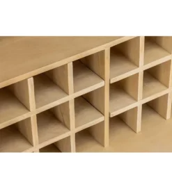 Barek TORINGU 95 cm bielone drewno mango