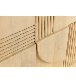 Barek TORINGU 95 cm bielone drewno mango