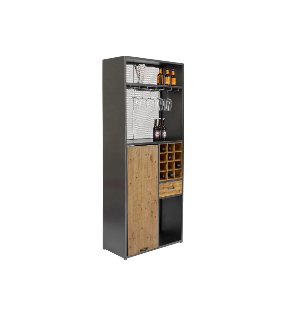 Barek Vinoteca 201 cm drewno jodła