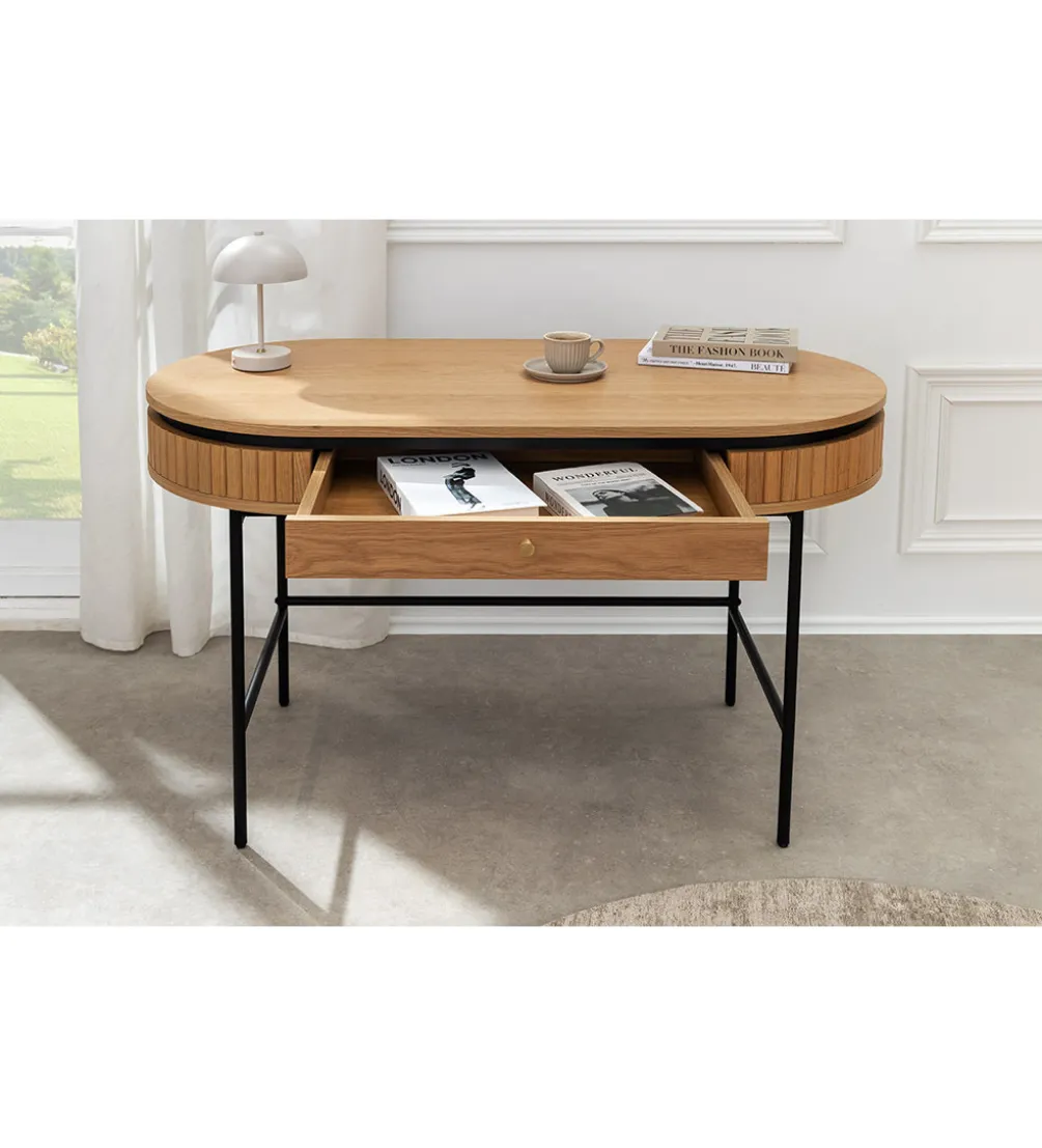 Biurko ATELIER 120 cm kolor dębu naturalne