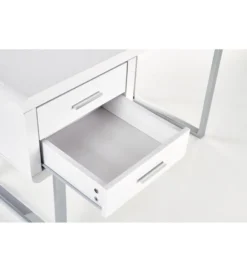 Biurko B30 120 cm biały chrom