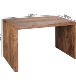 Biurko BOHA 120 cm drewno sheesham