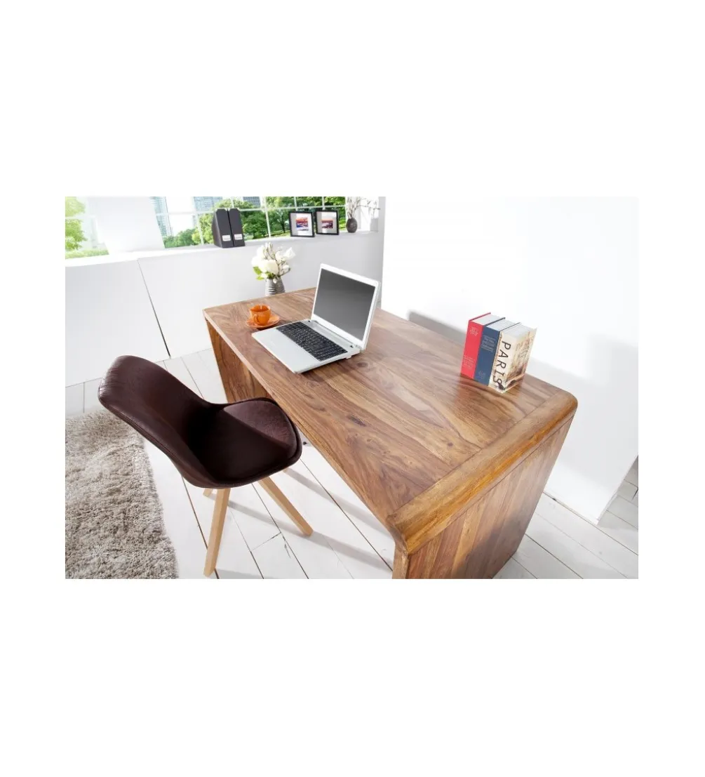 Biurko drewniane INDIA Goa 120 cm Sheesham