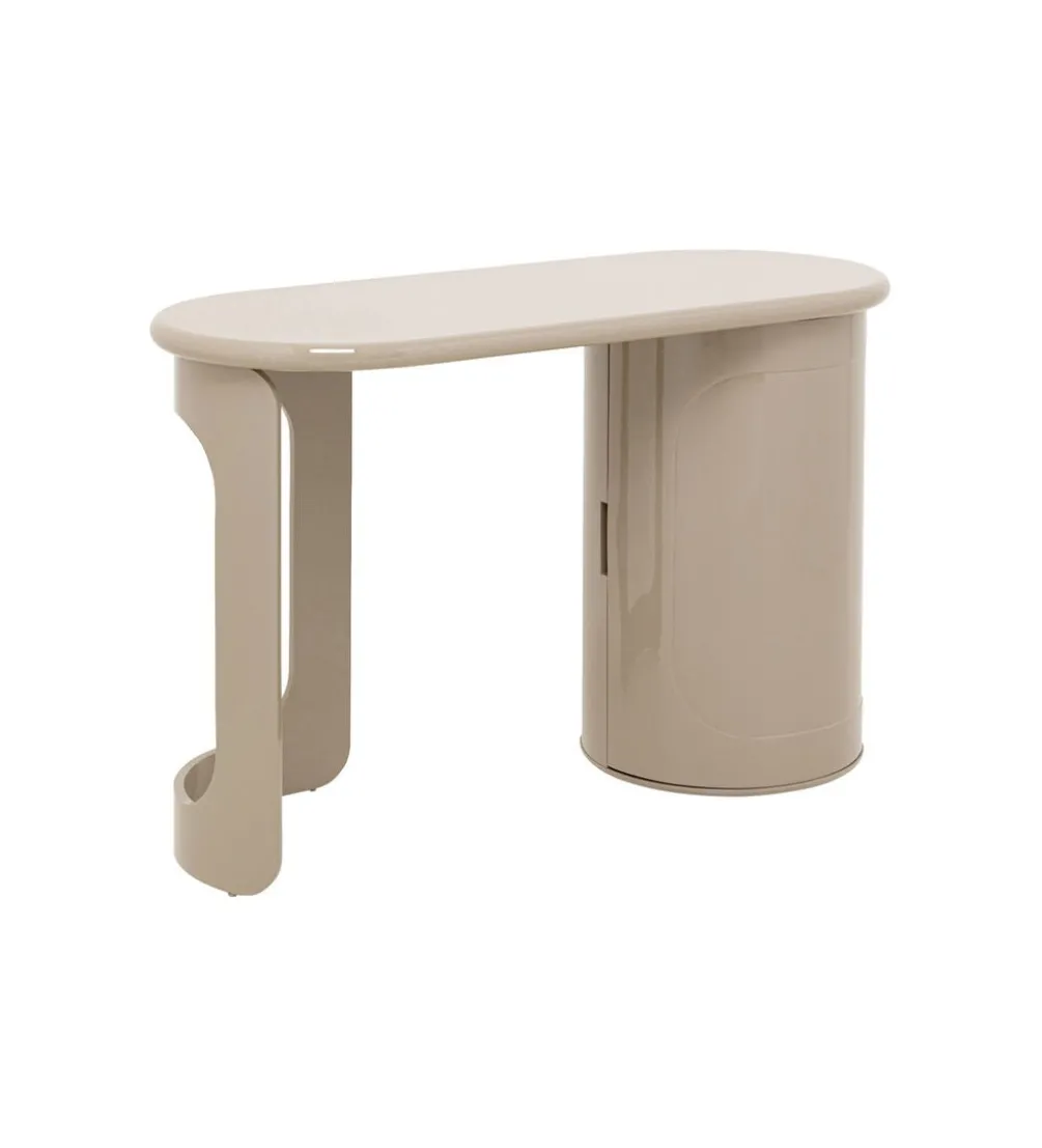 Biurko GLOSSY 120 x 80 cm taupe