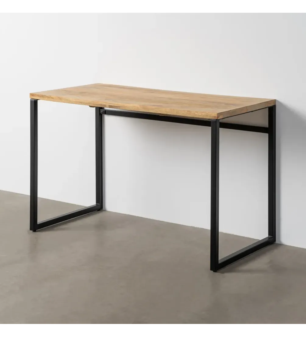 Biurko LOGOTN 120 cm drewno mango