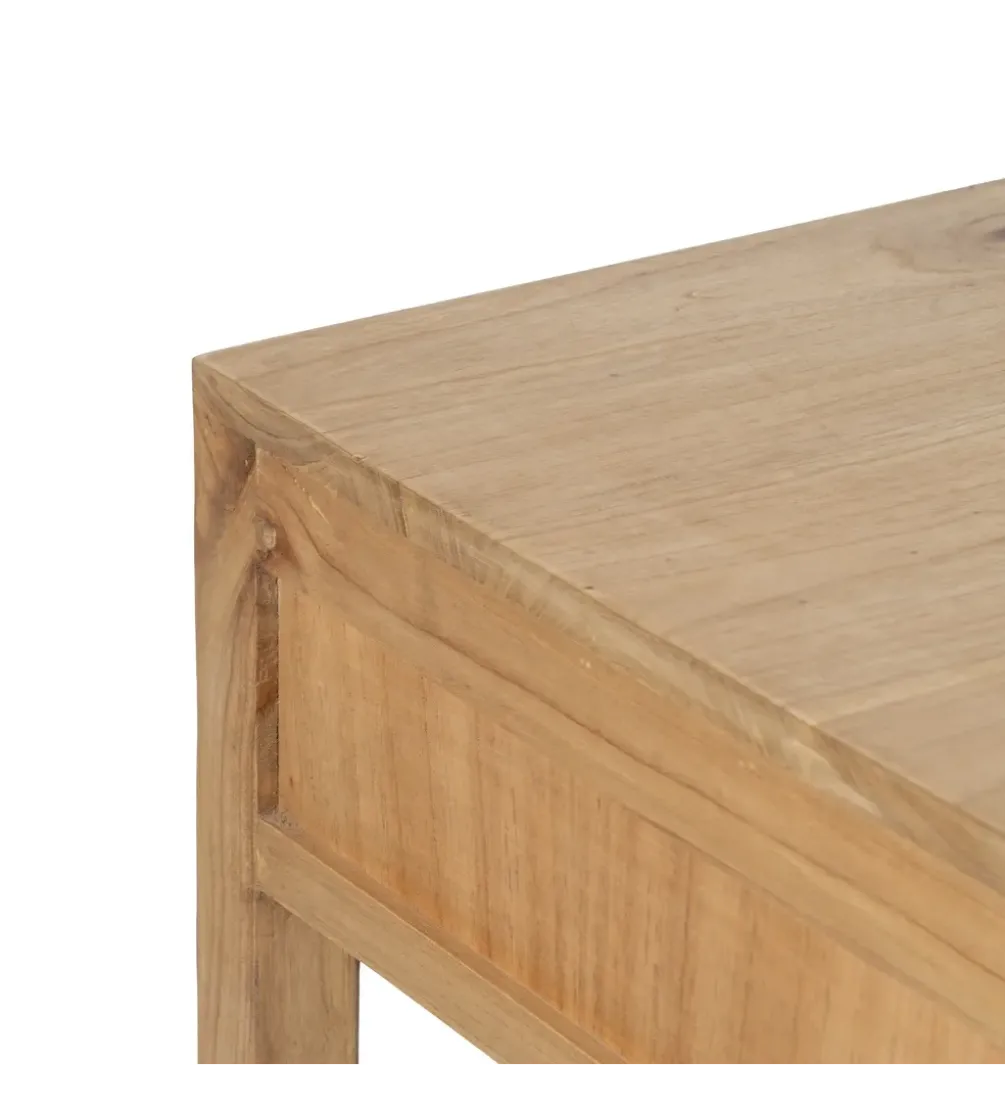 Biurko MEGANY 130 cm drewno mindi