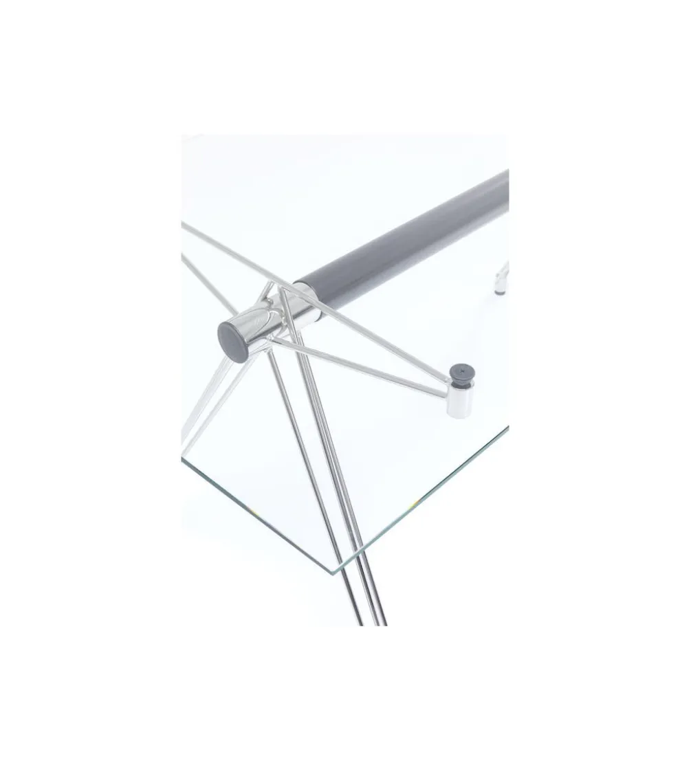 Biurko Officia 160 cm szklane
