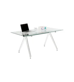 Biurko Officia 160 cm szklane